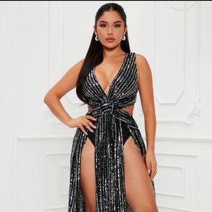 Reignite the flame sequins maxi dress
